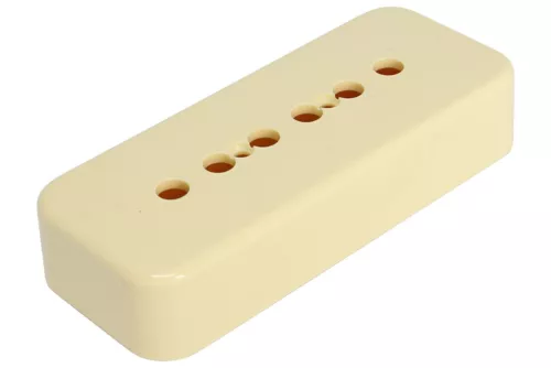Plastic P90 Soapbar Soap bar Guitar Pickup Cover 1 15/16" (49.2mm) - Cream
