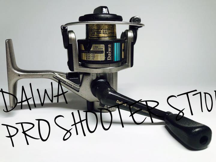 リール DAIWA ST 750 proshooter DAIWA PROSHOOTER ST750 Vintage Spinning Reel Fishing