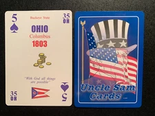Swap Playing Card    UNCLE SAM    OHIO        1991