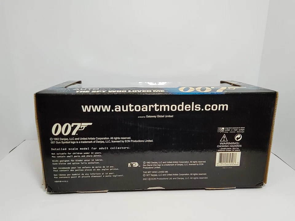 AUTOart 1/18 SUBMARINO LOTUS ESPRIT 007 James Bond El espía que me amaba Foto 3 de 4