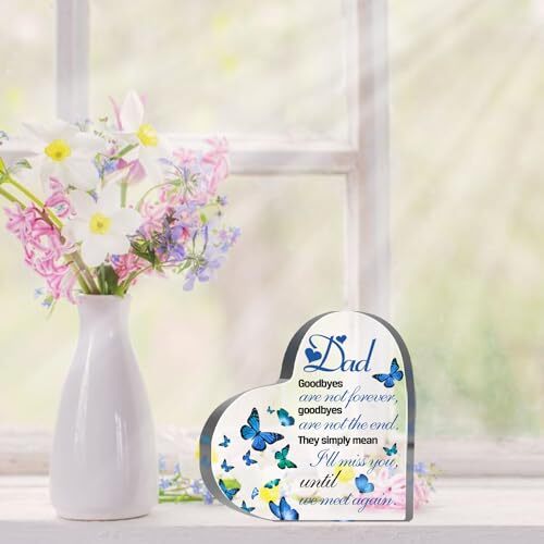 Sympathy Gifts for Loss of Loved One, Memorial Gifts for Loss of Dad(butterfly) - Picture 5 of 6