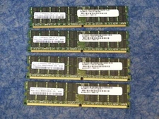 (Lot of 4) Samsung 2GB 2Rx4 M393T5750CZA-CE6 2GB Server RAM Memory Sticks (BN239