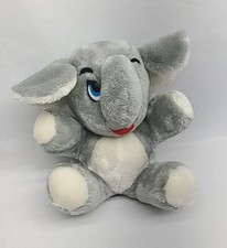 Dakin Vintage 1971 Gray Elephant Plush 14  Stuffed Animal