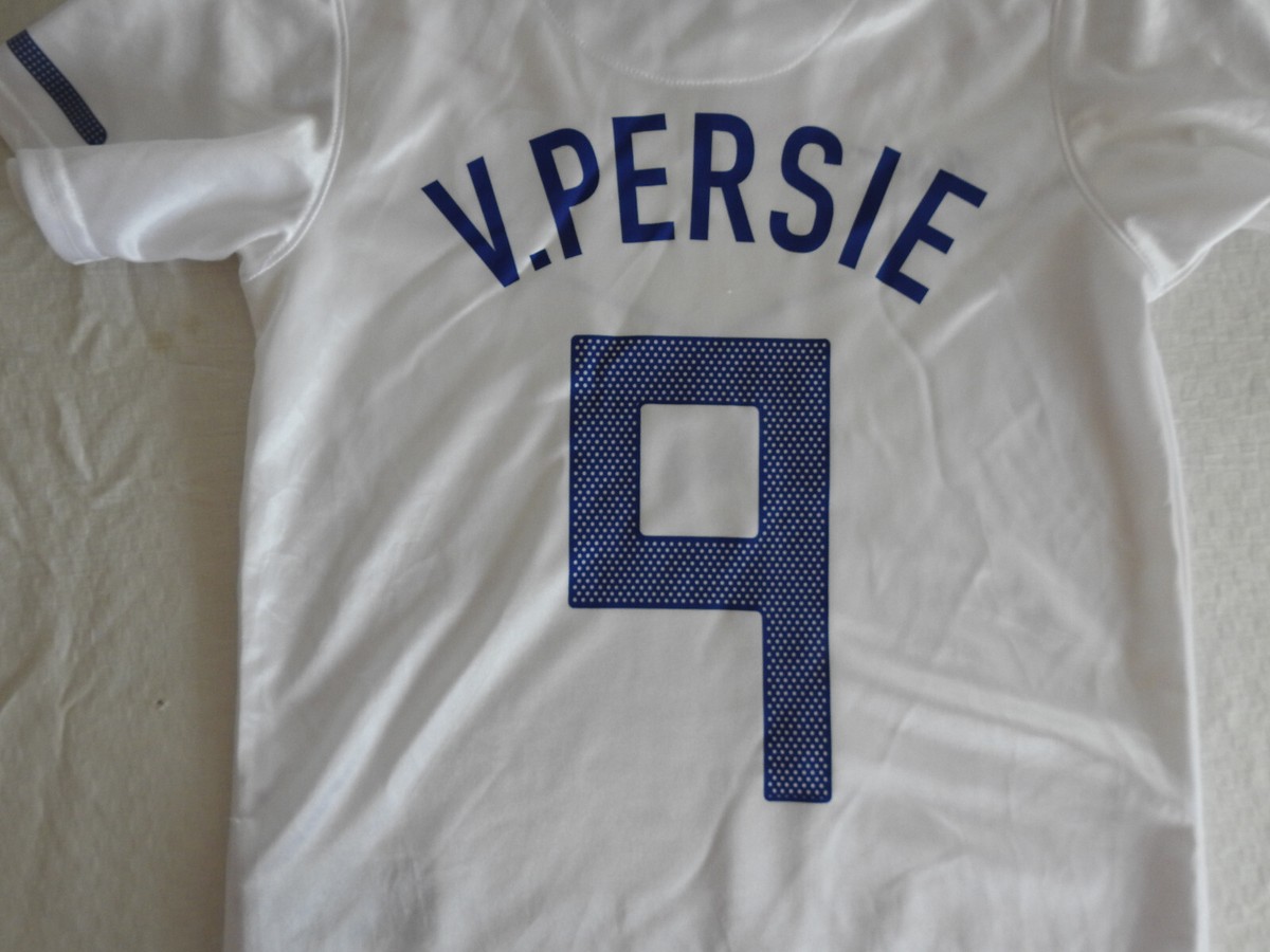 オランダ代表 VANPERSIE 9 アウェイユニフォーム Netherlands 2010 Away Jersey #9 Van Persie Nike White Shirt