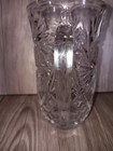 Vintage American Brilliant MCM Pinwheel Lead Crystal Cut Star Pattern Pitcher  — photo 4