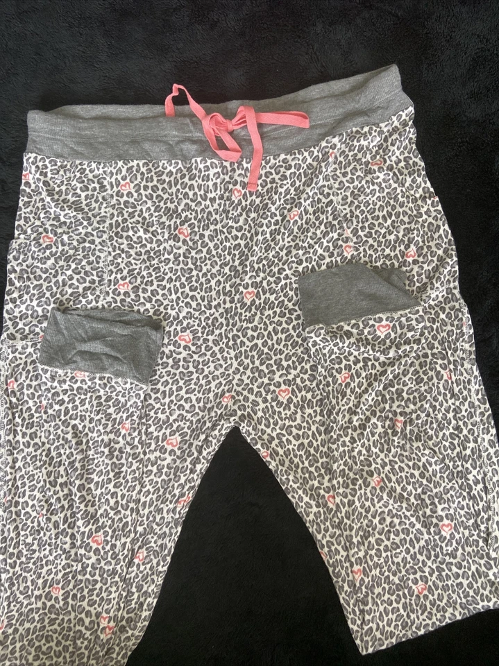 Cuddl Duds Talla XL Ultra Felpa Terciopelo Vellón Pijama Estampado Animal Foto 2 de 4