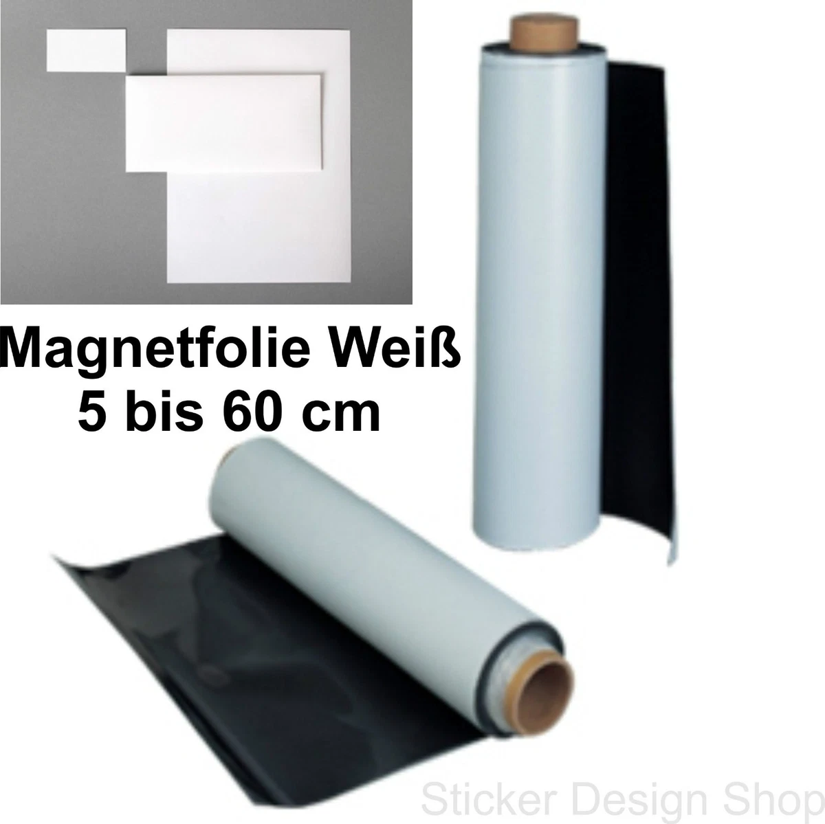 Goodies4me Magnettafel 50x50cm – KFZ Magnetschild Mit Ihrer Werbung Bedruckt – Made In Germany – NEU!
