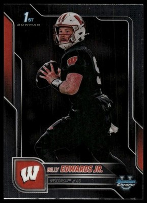 2025 Bowman University Chrome #8 Billy Edwards Jr.