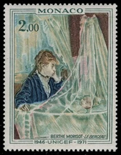 MONACO 815 - "The Cradle" by Berthe Morisot (pc38044)
