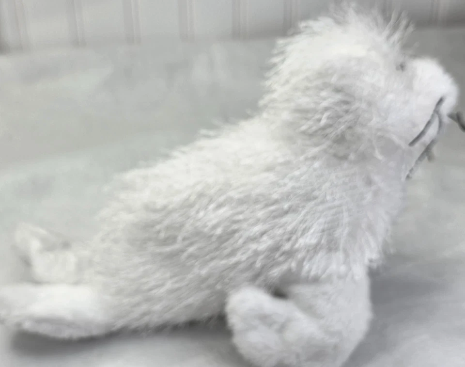 Ganz Webkinz Lil Kinz Snow White Seal Plush Stuffed Animal Toy 9" inches No Code - Image 4 of 4