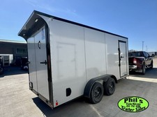 7X16 UPGRADED .080 EXTERIOR & REAR WING Cargo / Enclosed Trailer