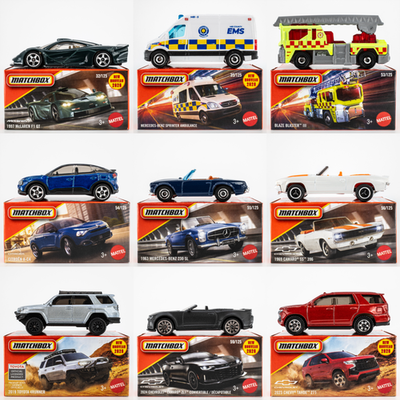 MATCHBOX まとめ売り　ミニカー　おもちゃ　21台　バラ売り× 2026 Matchbox Power Grabs Mix 5 | All 9 Models | McLaren | Toyota