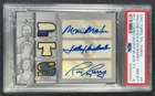 MALONE HAVLICEK BARRY PSA 8 2007 TOPPS TRIPLE THREADS GU PATCH AUTO PLATE 1/1