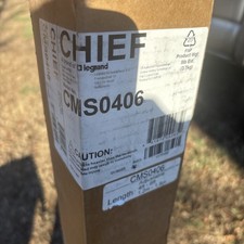 Chief CMS0406 4-6' Adjustable Extension Column Black