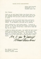 MAMIE DOUD EISENHOWER - TYPED LETTER SIGNED 12/05/1968