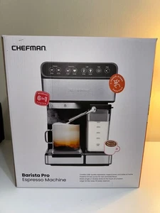 Chefman CaféMaster Pro Espresso Machine Coffee Maker Built-In Milk Frother 
