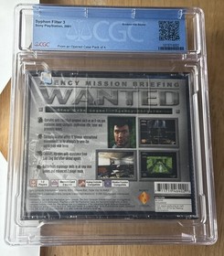Syphon Filter 3 PS1 Factory Sealed GRADED CGC 9.8 A++ Playstation 1 NEW! Rare!