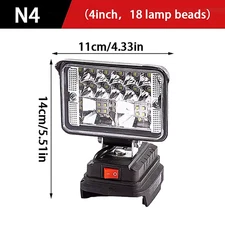 For Makita 18V Li-Ion Battery LED Work Light 3/4 Inch Flashlight Portable Emerge
