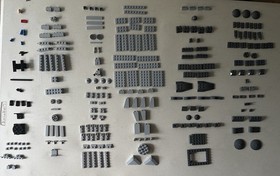 LEGO Star Wars: AT-ST (7657), complete w/ manual and Minifigs, no box.