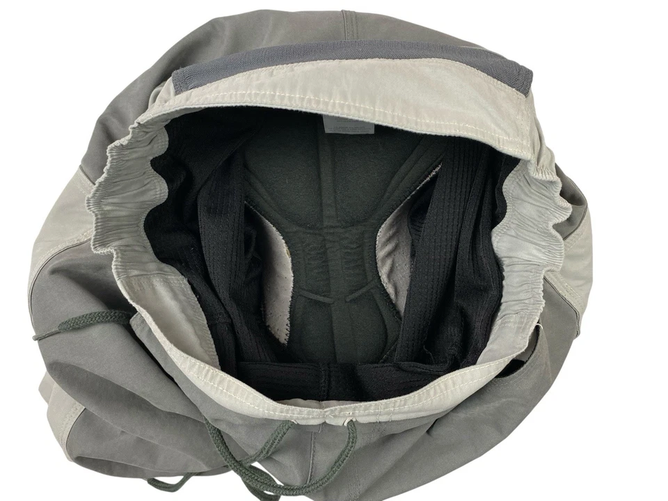 Shorts de ciclismo Fox Racing masculino MTB cinza tamanho 30 forro assento acolchoado cordão - Imagem 4 de 4