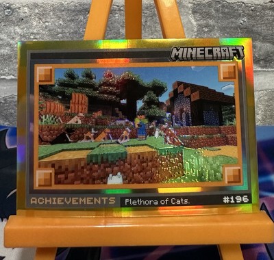 2024 Panini Minecraft  Achievements: Plethora Of Cats #11 /49 Gold Rare