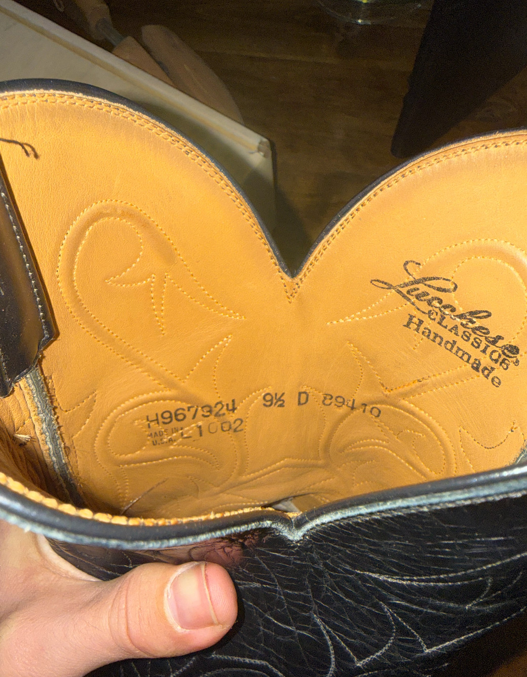 Lucchese 9.5D – Handmade Python Boots, 2002, Grea… - image 6