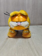 Dakin Garfield Plush Stuffed Animal 1981 Vintage Collectible Pajamas Slippers