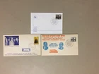 Three EGYPT PRESIDENT SADAT in Israel special covers(bn)