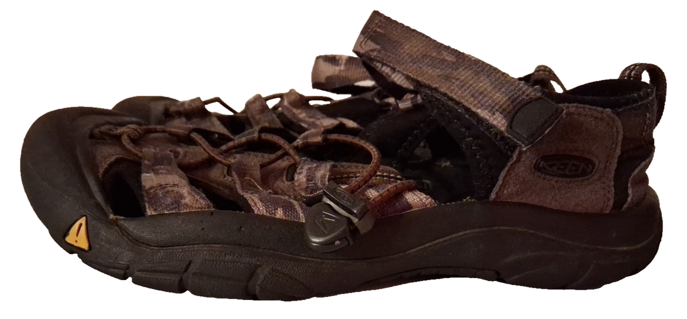 Sandali Keen Newport ragazzo (uomo taglia 5) verdi mimetici impermeabili escursionismo outdoor