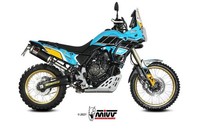 SchalldäMpfer Mivv Dakar Slip-On Edelstahl Schwarz - Yamaha TéNéRé 700 19-22