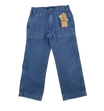 NWT Polo Ralph Lauren Size 4 Girl Ricky Utility Cargo Pants Nantucket Blue 17-25