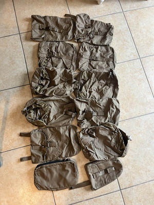 USGI USMC Coyote Sustainment And H20 Pouches. Read Description