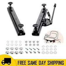 Racewill Seat Slider Track Assembly Kit w/ Hardware for Go Kart Go Cart Seats US
