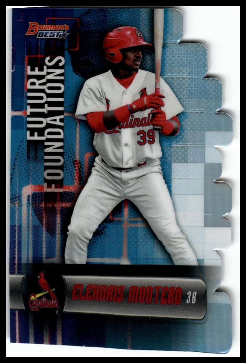 2019 Bowman's Best #FF-EM Elehuris Montero Future Foundations Die Cuts