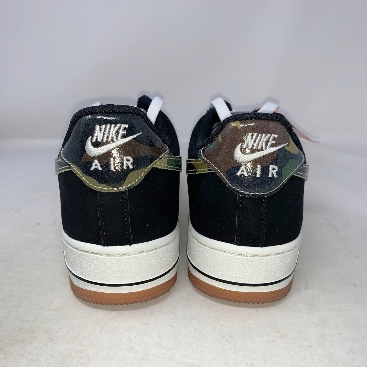 Size 6.5 - Nike Air Force 1 Low Black Patent Camo Swoosh for sale