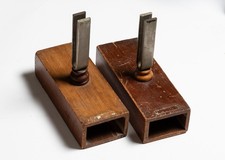 PAIR of Antique Tuning Fork with Resonator Box, C Pitch
