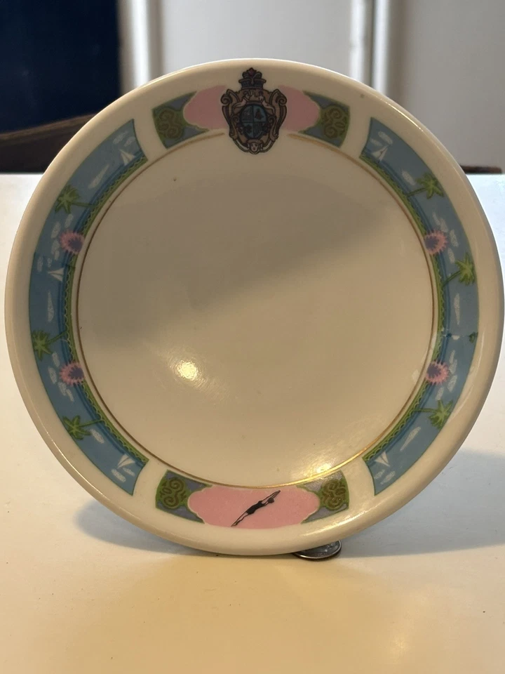 Vinoy Hotel St Petersburg FL 1930 Restaurant China Compote Sailboat Diver Palm - Image 3 of 4