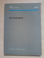 Mercedes Einführungsschrift 500E W124 M119 LH 124036 326PS V8_ Werkstatthandbuch