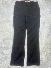 Carhartt Pants Womens 6 30x31 Black Rugged Flex Original Fit Canvas Work 102080