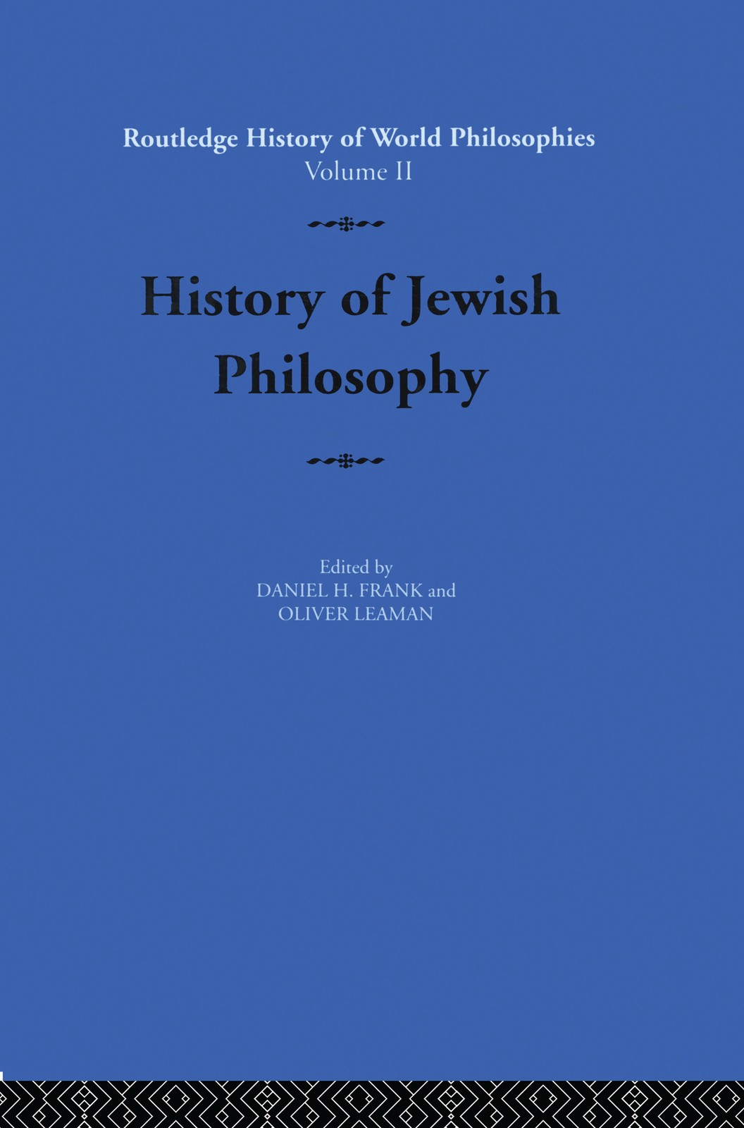 History of Jewish Philosophy