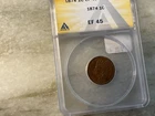 1874 Indian Head Penny XF45