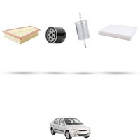 Hoffcar Set Service - 4 Filter FüR Renault Thalia 1.4 16V 72Kw Von 2000