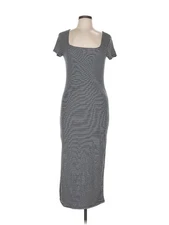 J for Justify Women Gray Casual Dress L