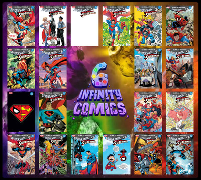 MARVEL/DC: SPIDER-MAN/SUPERMAN #1   FULL SET   ALL 20 MARVEL VARIANTS!