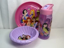 NWT-Disney x Zak! Disney Princess 3-Piece Meal Set