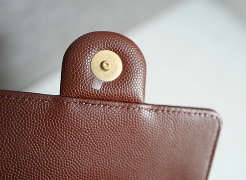 BNIB Chanel 25K Small Hobo Bag Dark Brown Grained Calfskin with Gold Hardware - Picture 13 of 23