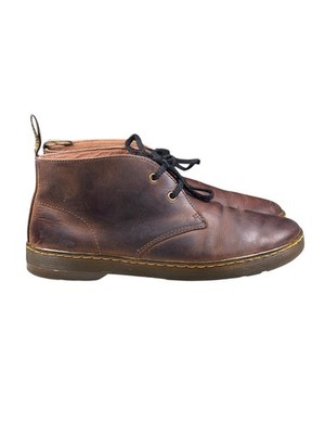 Dr. Marten Brown Chukka Boot Men\'s Shoe‎ Size 11 Brookline Crazy Horse Leather Chukka Boots in Dark Brown  main image 2