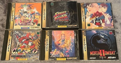 Sega Saturn Capcom fighting game set bulk sale