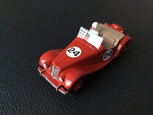 Vintage Dinky Toys White MG Midget 108 (restored)