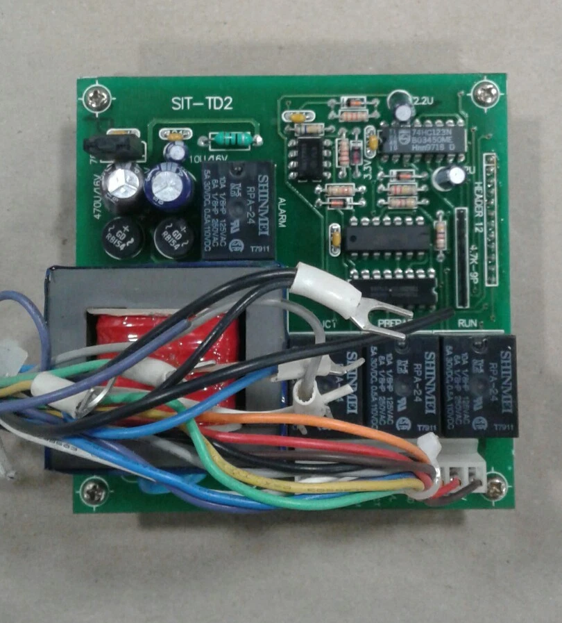 Tarjeta SIT-ID2 CM1-5023 con placa de circuito de tarjeta SIT-TD2 ALAM-DC24V #016D21Y6 Foto 4 de 4